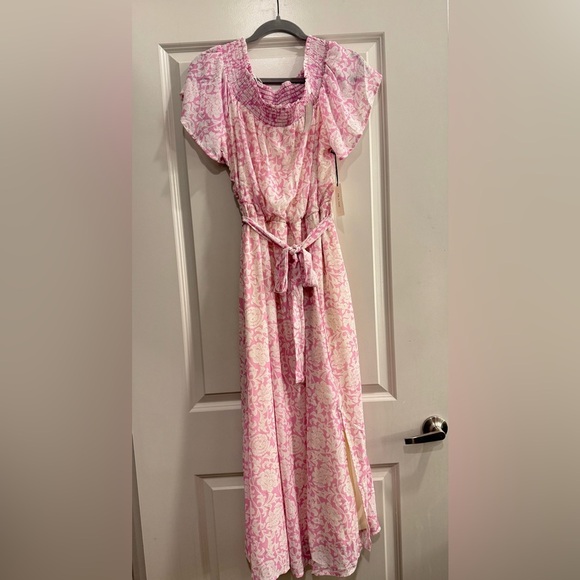 SOLD - NWT Mila Mae Off the Shoulder Maxi Dress - Picture 3 of 5